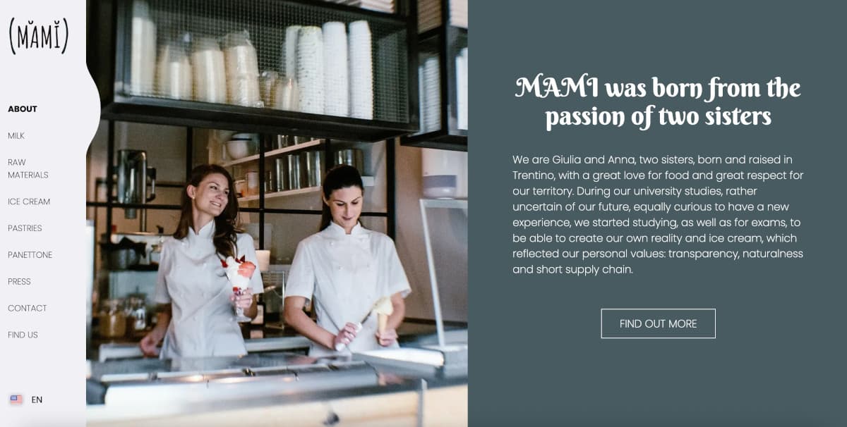 Mami Feature Block:  UI & UX