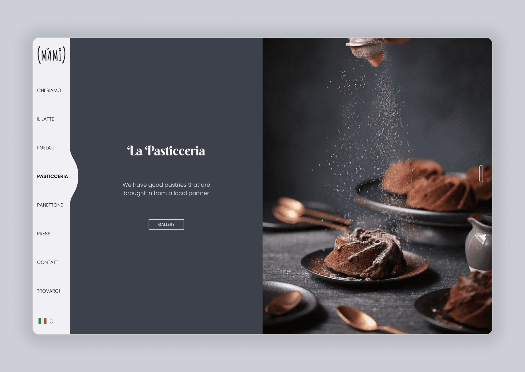 Mami Gelateria Contadina project work sample cover image