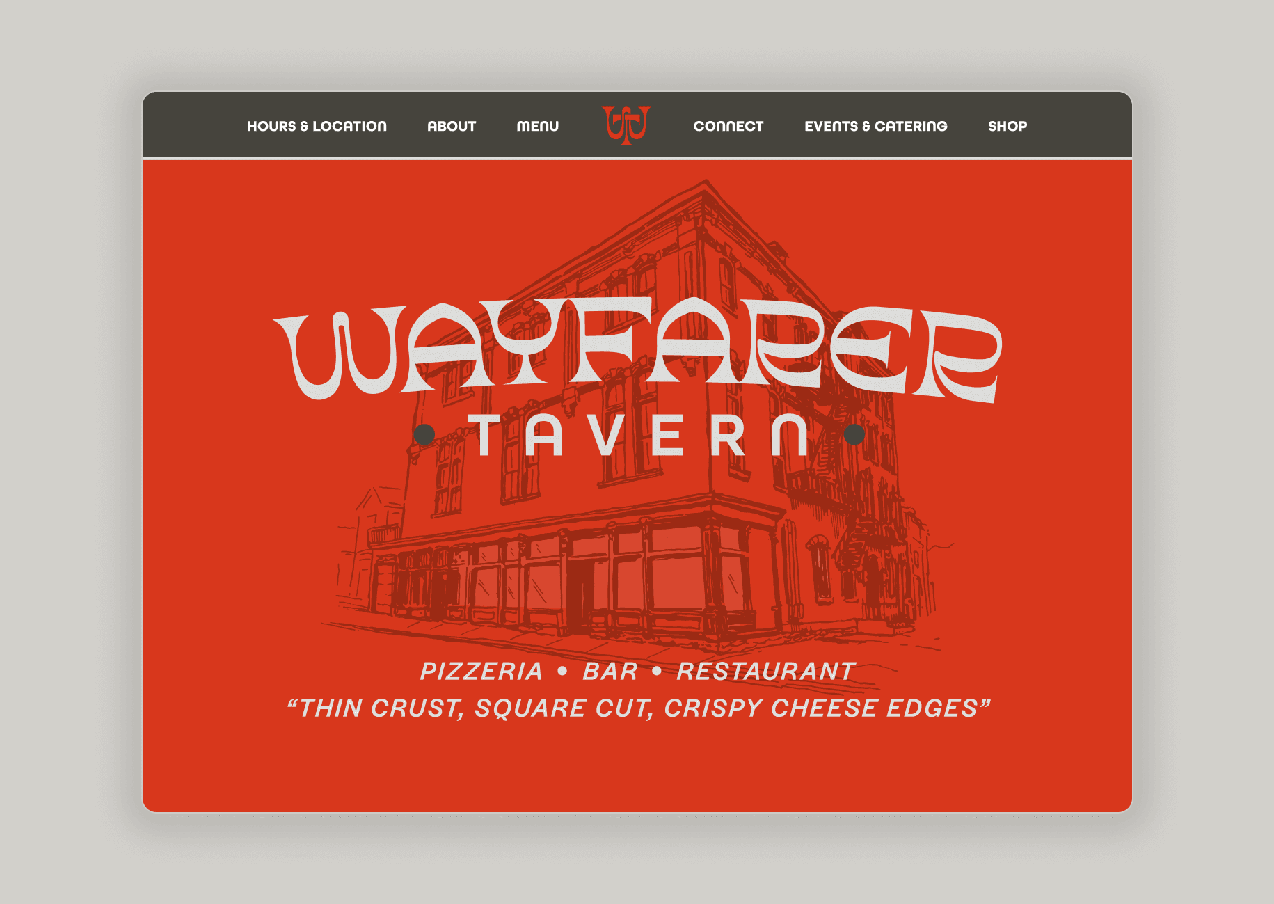 Wayfarer Tavern project work sample cover image